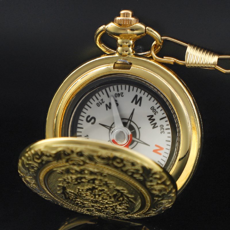 Engraved Brass Compass