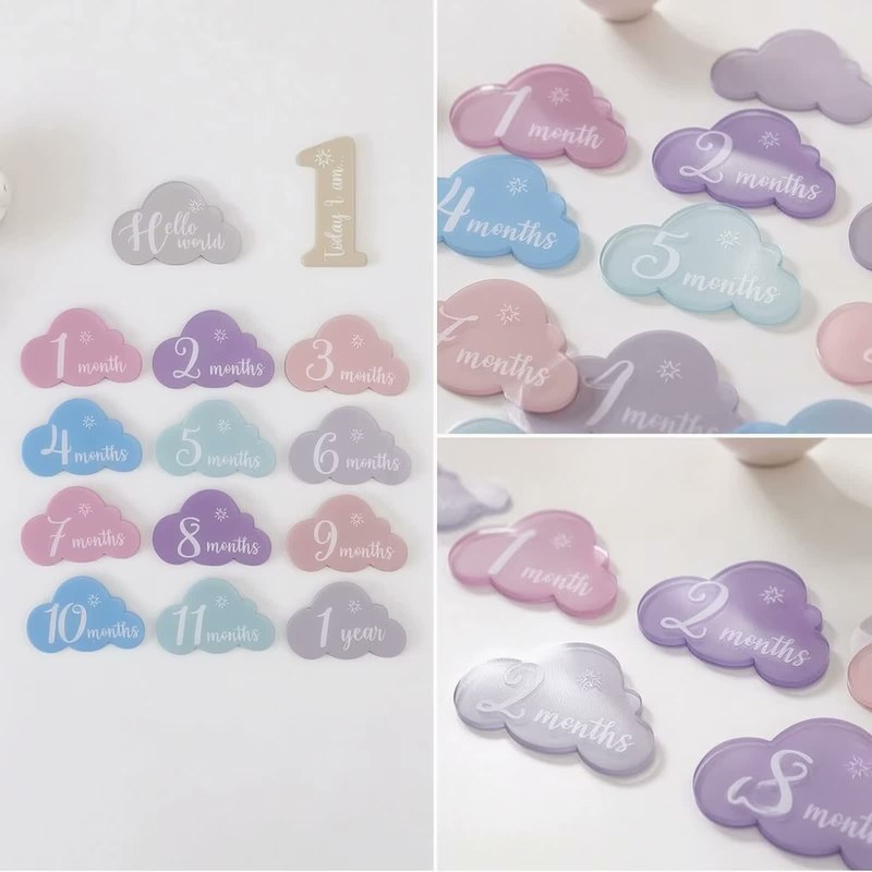Baby Milestone Photo Cards