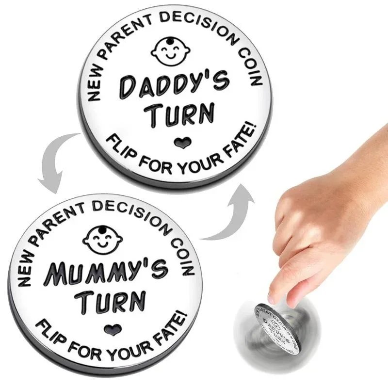 New Dad Decision Coin