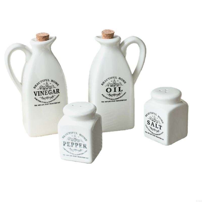 Ceramic Oil & Vinegar Cruet Set