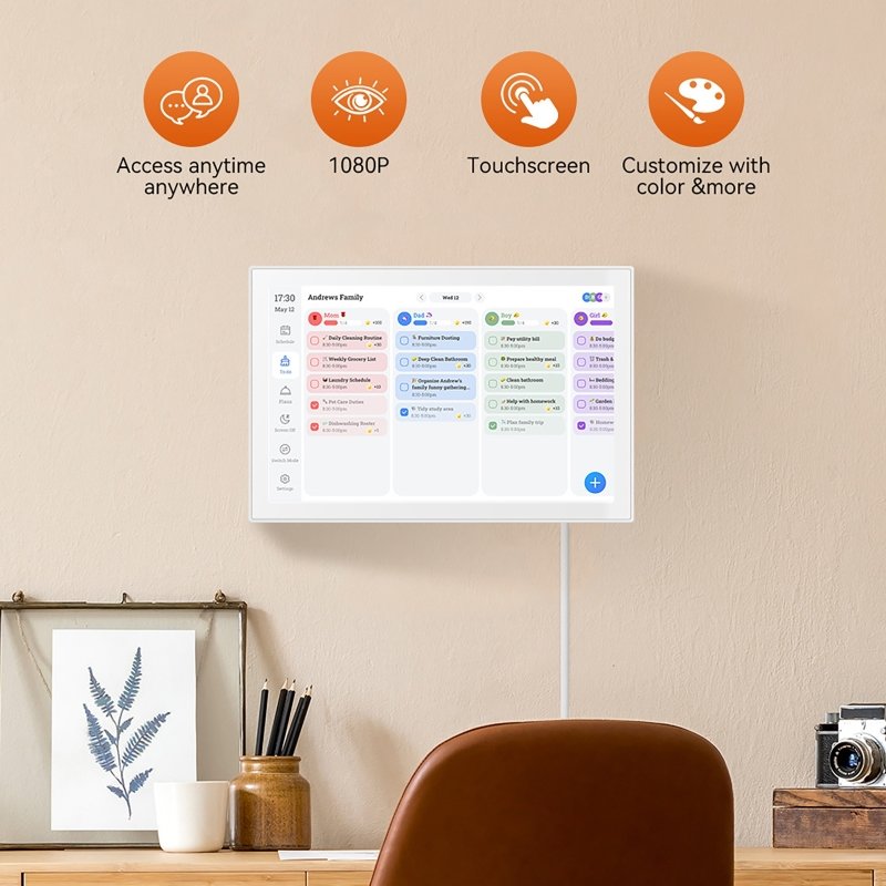 Smart Digital Family Calendar Planner